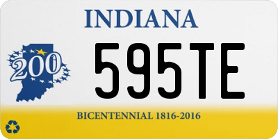 IN license plate 595TE