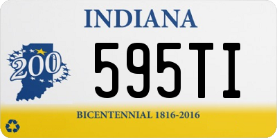 IN license plate 595TI