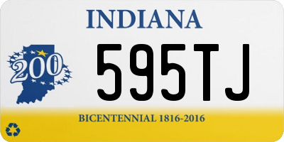 IN license plate 595TJ