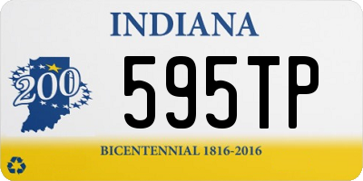 IN license plate 595TP