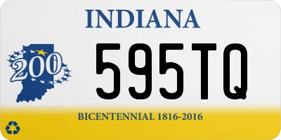 IN license plate 595TQ