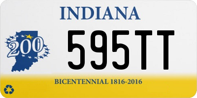 IN license plate 595TT