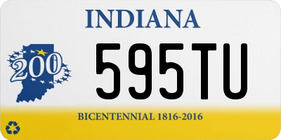 IN license plate 595TU