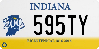 IN license plate 595TY