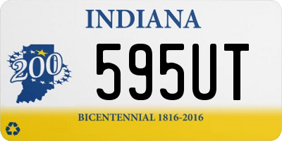 IN license plate 595UT