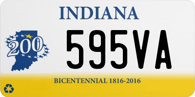 IN license plate 595VA