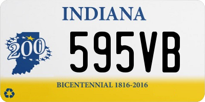 IN license plate 595VB