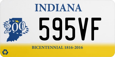IN license plate 595VF