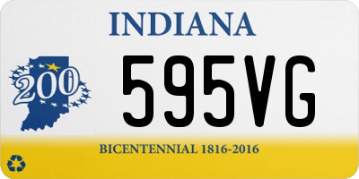 IN license plate 595VG