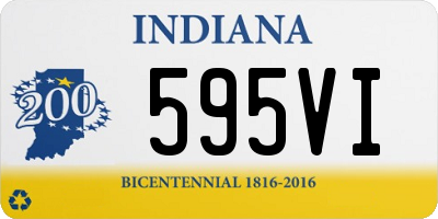 IN license plate 595VI