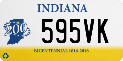 IN license plate 595VK