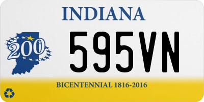 IN license plate 595VN