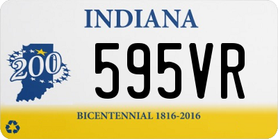 IN license plate 595VR