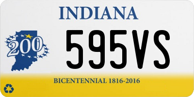 IN license plate 595VS