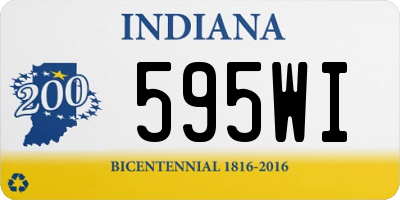 IN license plate 595WI