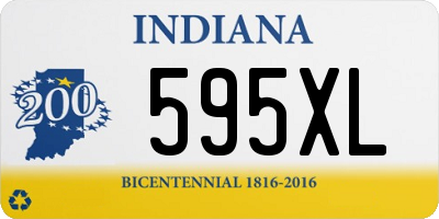 IN license plate 595XL
