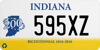 IN license plate 595XZ