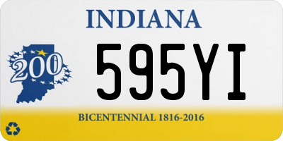 IN license plate 595YI