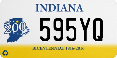 IN license plate 595YQ