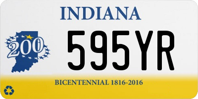 IN license plate 595YR