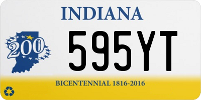 IN license plate 595YT