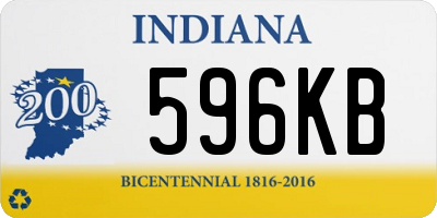 IN license plate 596KB