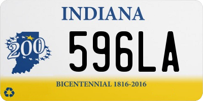 IN license plate 596LA