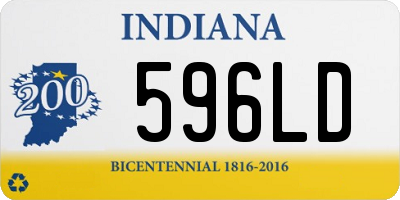 IN license plate 596LD