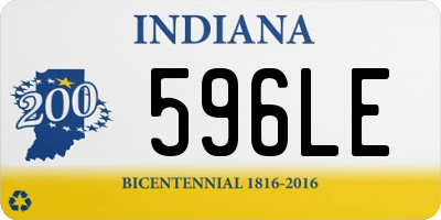 IN license plate 596LE