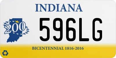 IN license plate 596LG