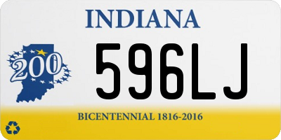 IN license plate 596LJ