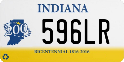 IN license plate 596LR