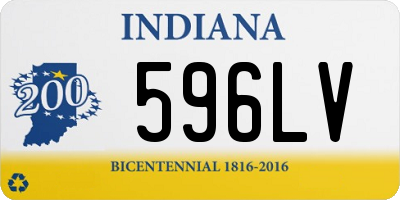 IN license plate 596LV