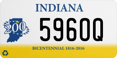 IN license plate 596OQ