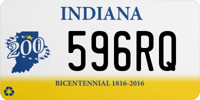 IN license plate 596RQ