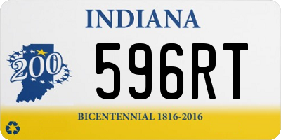 IN license plate 596RT