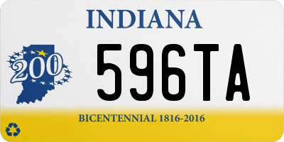 IN license plate 596TA