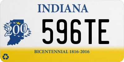 IN license plate 596TE