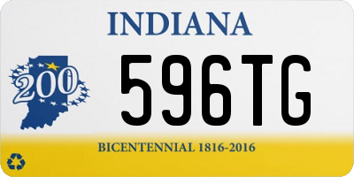 IN license plate 596TG