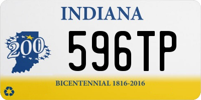 IN license plate 596TP