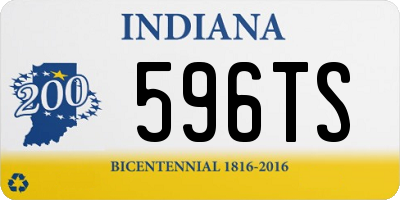 IN license plate 596TS