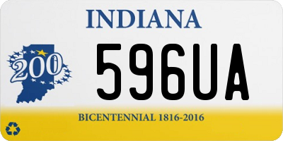 IN license plate 596UA