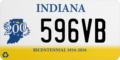 IN license plate 596VB