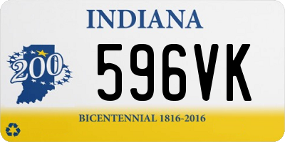 IN license plate 596VK