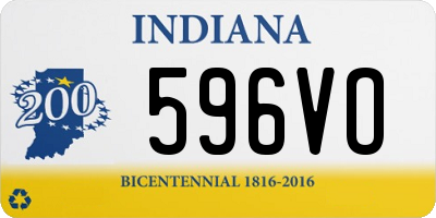 IN license plate 596VO