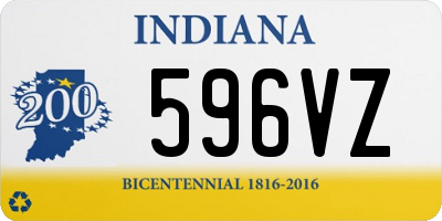 IN license plate 596VZ