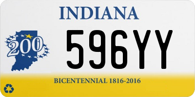 IN license plate 596YY