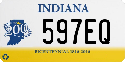 IN license plate 597EQ