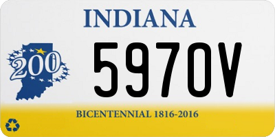 IN license plate 597OV