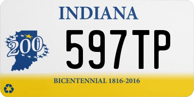 IN license plate 597TP